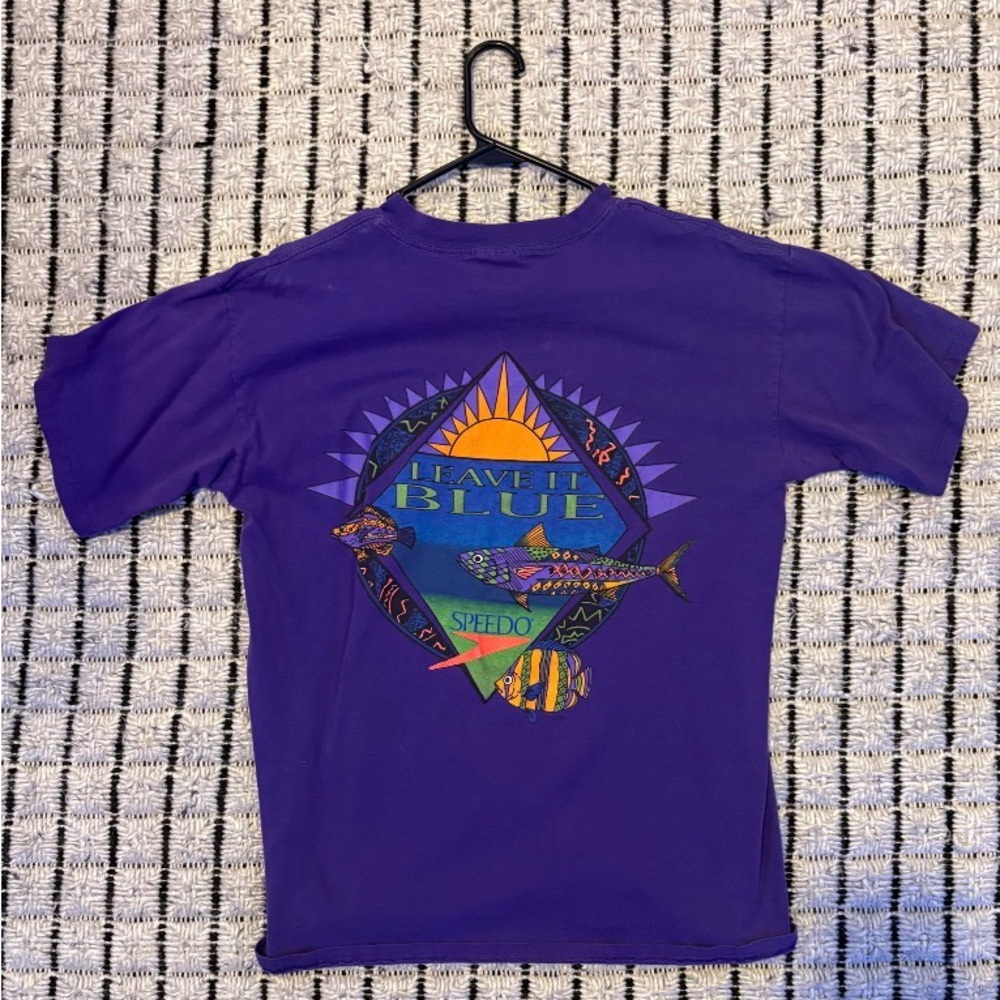 Purple Speedo T-Shirt - Picture 2 of 3